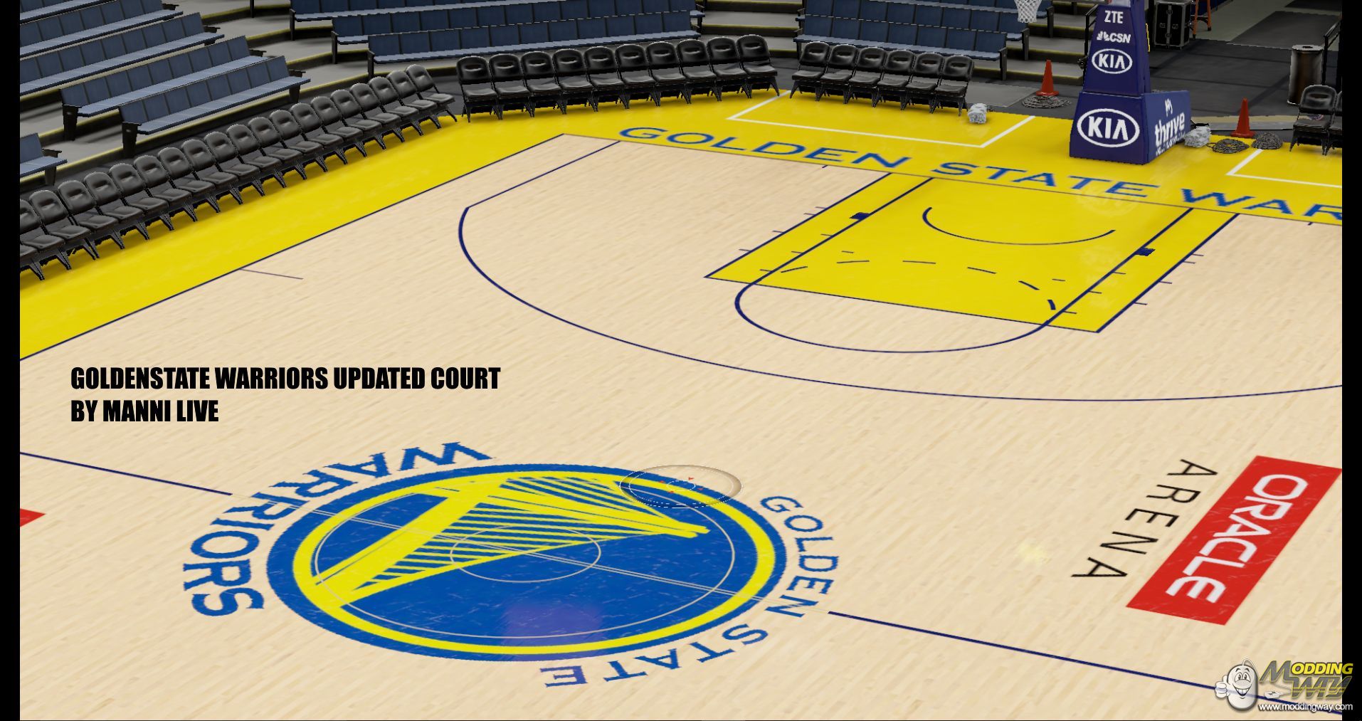 Golden State Warriors Court Update - NBA 2K161914 x 1013