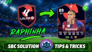 Raphinha LaLiga POTM SBC