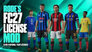 RODE FC 27 License Mod Adds 13 Licensed National Teams and 119 Real Stadium Names