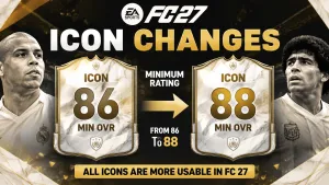 EA FC 27 Updates Icons and Heroes With Ratings and Status Changes