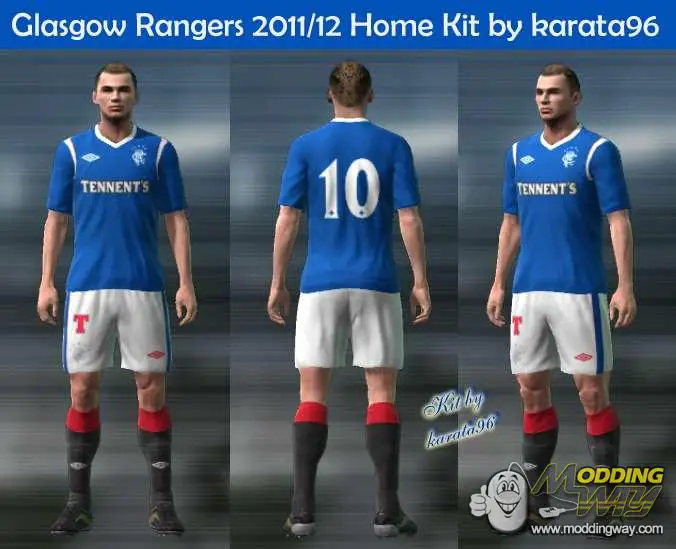 rangers 2011 kit