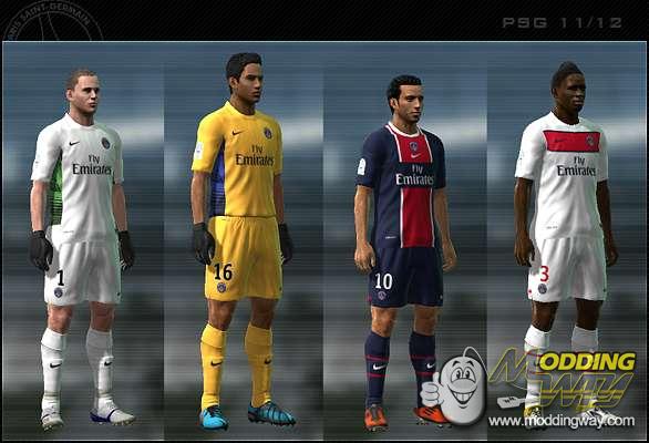 PSG Techfit GDB Folder - Pro Evolution Soccer 2011