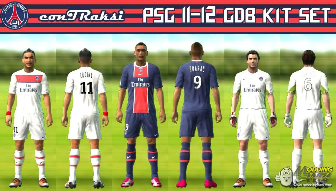 Paris SaintGermain 11/12 GDB by conTRaksi  Pro Evolution Soccer 2011