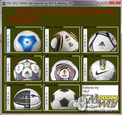 Ball Euro 2012 for pes2012 by amir7 - Pro Evolution Soccer 2012 at  ModdingWay