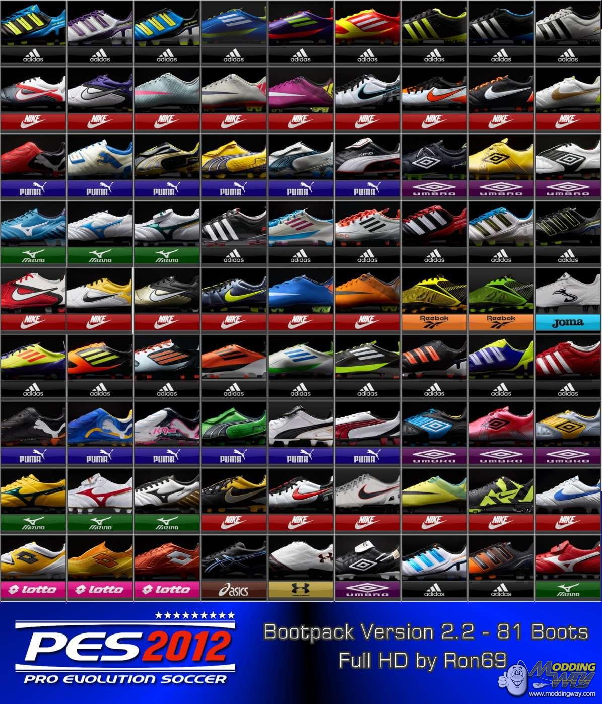 PES 2012 Bootpack Version 2.2 by Ron69 - Pro Evolution Soccer 2012 at  ModdingWay
