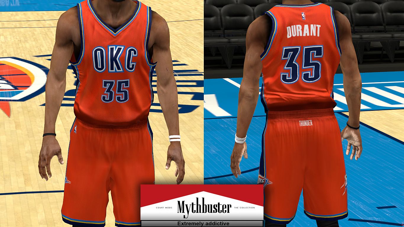 NBA 2K14 Complete Oklahoma City Thunder Jersey Patch 