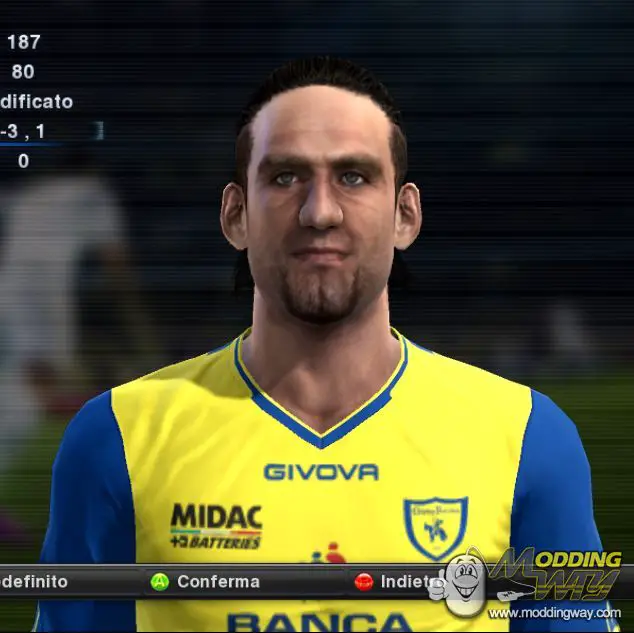Davide Moscardelli by mitchel - Pro Evolution Soccer 2012 at ModdingWay