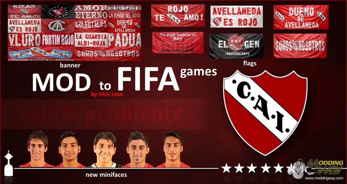 CA Independiente de Avellaneda mod 15/16 - FIFA 15 at ModdingWay