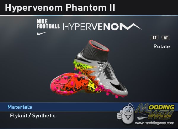 Sequía Fuera de plazo Torrente Nike Hypervenom 2016 Multicolor full HD - Pro Evolution Soccer 2016 at  ModdingWay