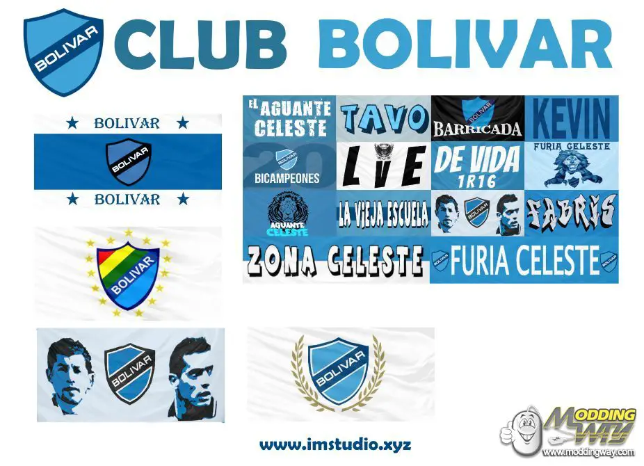 Club Bolivar 2016 banner&flags - FIFA 16 at ModdingWay
