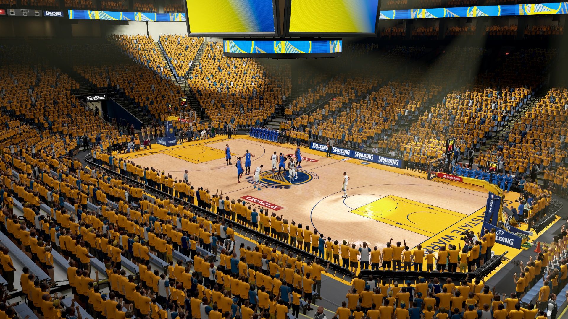 GSW PLAYOFFS CROWD - NBA 2K16 at ModdingWay