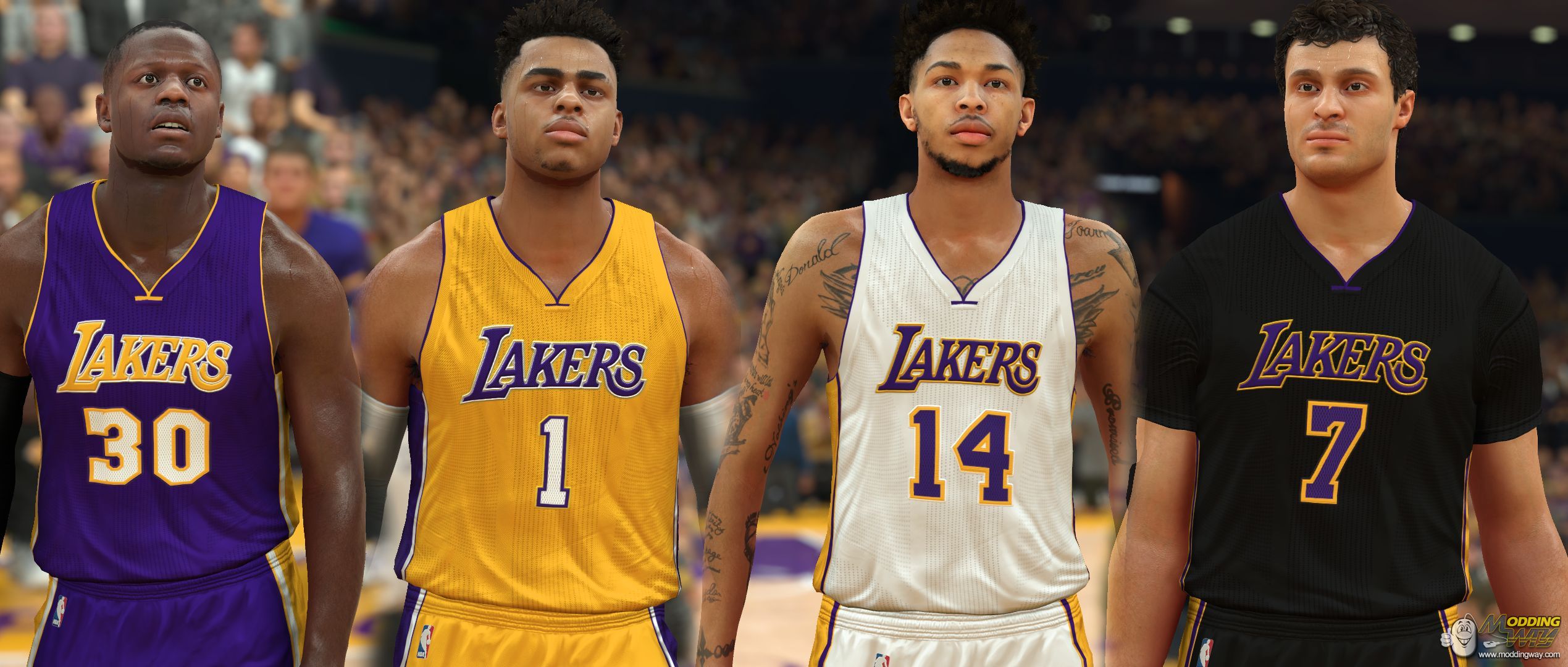 LA Lakers jersey v2 - NBA 2K17 at 