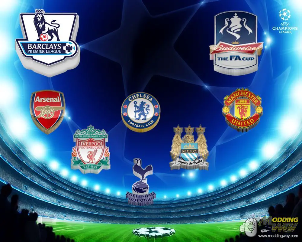 Premier League HD & 3D Logo Pack By Forzamilan - Pro Evolution Soccer