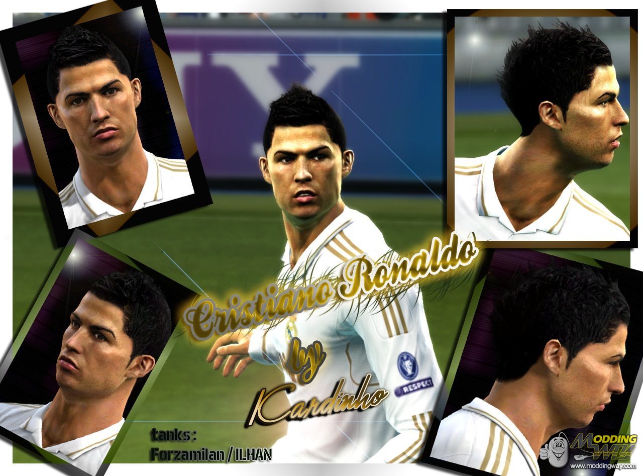 Cristiano Ronaldo Face - Pro Evolution Soccer 2012 at ModdingWay