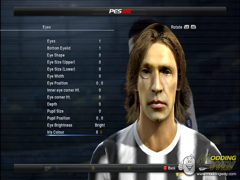 Andrea Pirlo By Discription Pro Evolution Soccer 2012