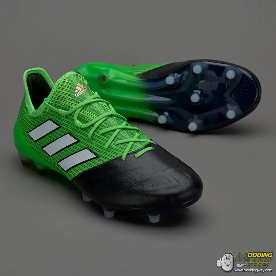 17.1 Leather - Solar Green / Core Black White - FIFA 14 at ModdingWay