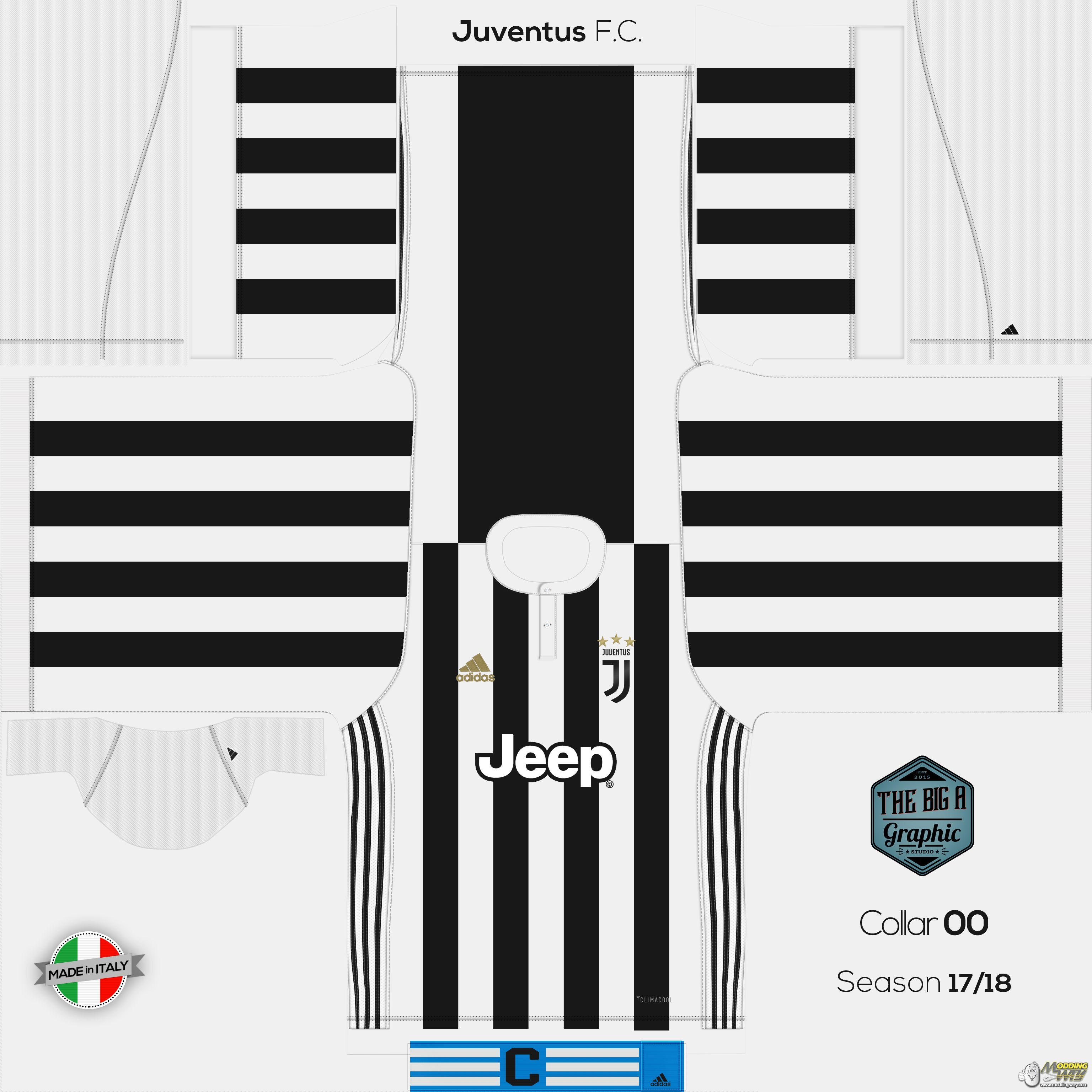 Juventus 1718 Home Kit Fifa 16