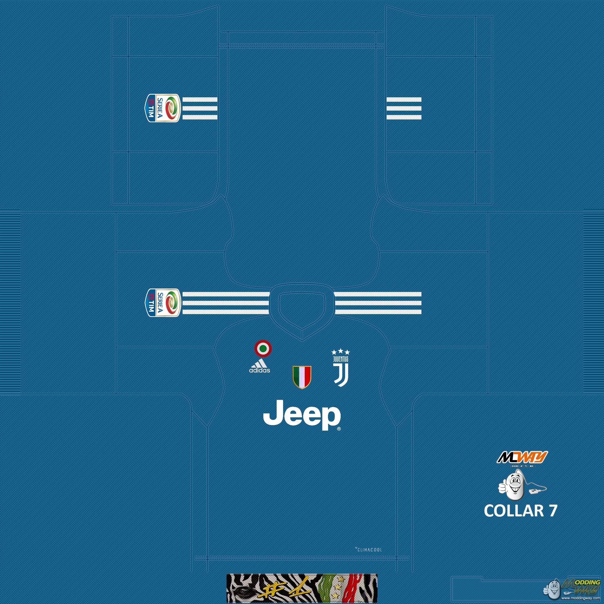 Fc Juventus Gk Blue 17 18 Fifa 16 At Moddingway