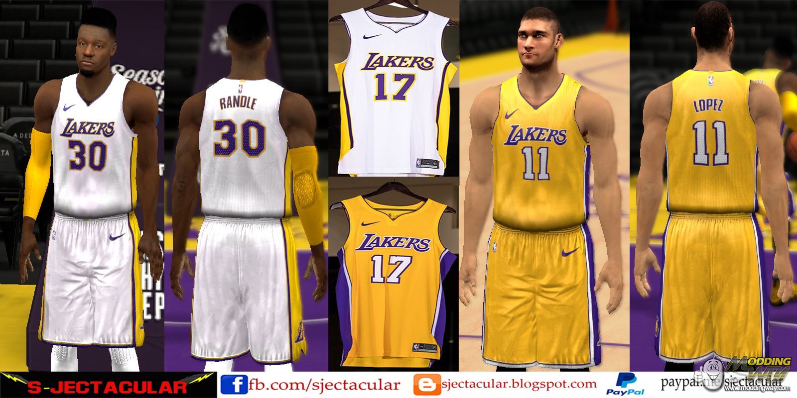 Los Angeles Lakers 2018 Official Jersey 