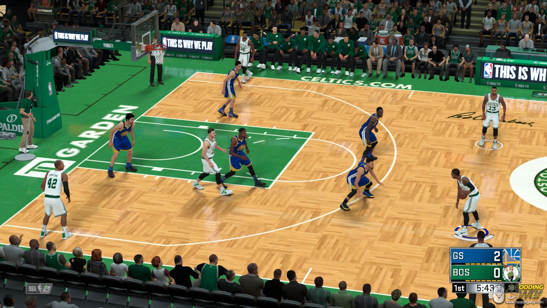 Boston Celtics TD Garden Court 1.0 - NBA 2K181920 x 1080