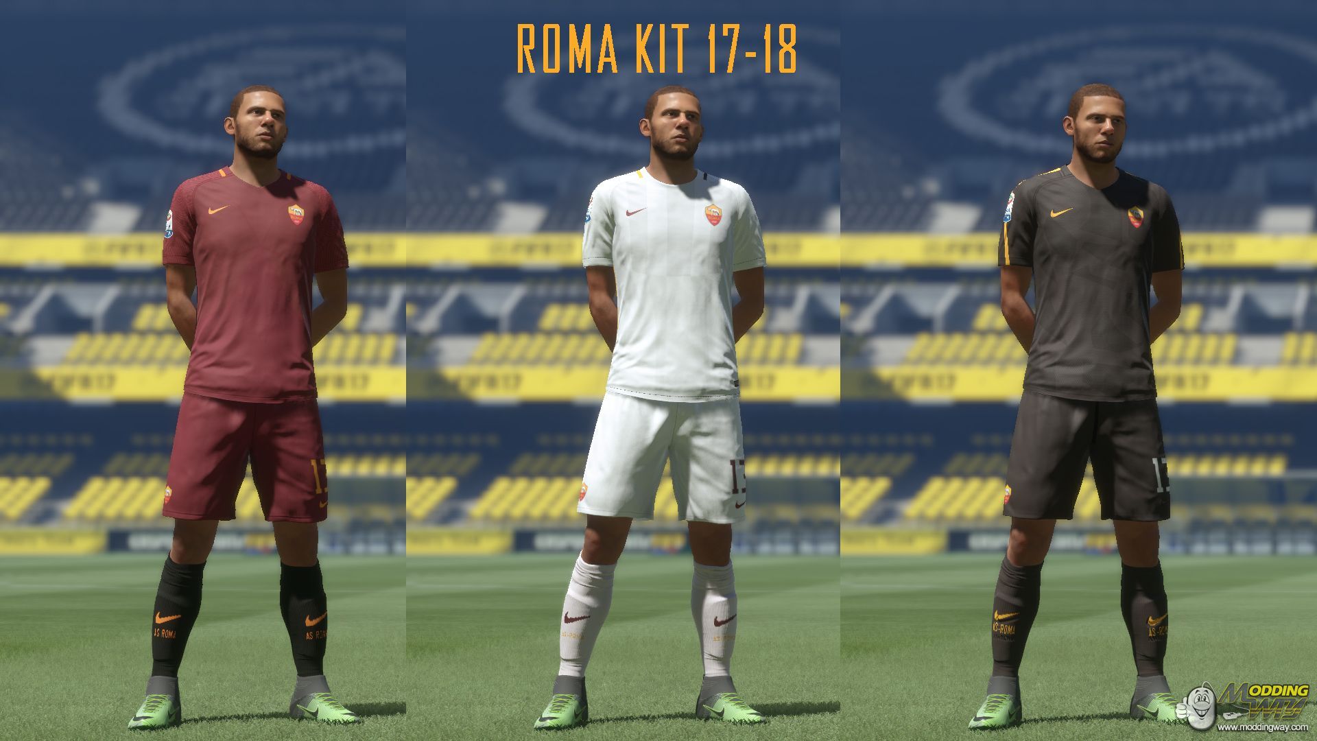 ROMA FULL 17-18 KIT - FIFA 17