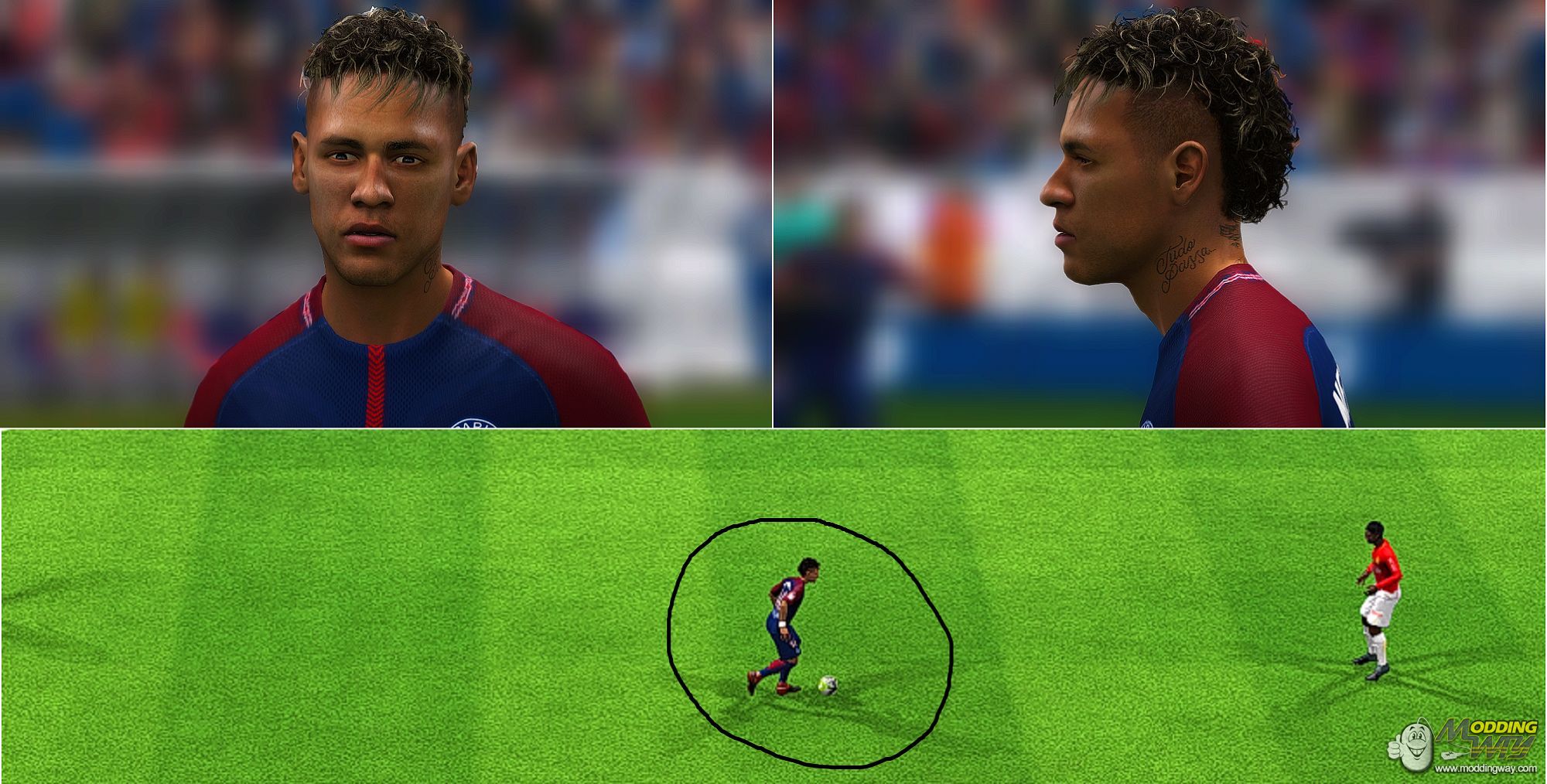 Download Fifa 14 Mod Fifa 18 Android apk+data Fifa 18 mod gameplay Neymar  in PSG 