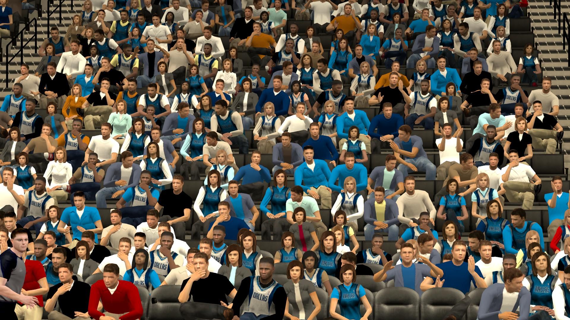 Enhanced Crowd Lighting. - NBA 2K12