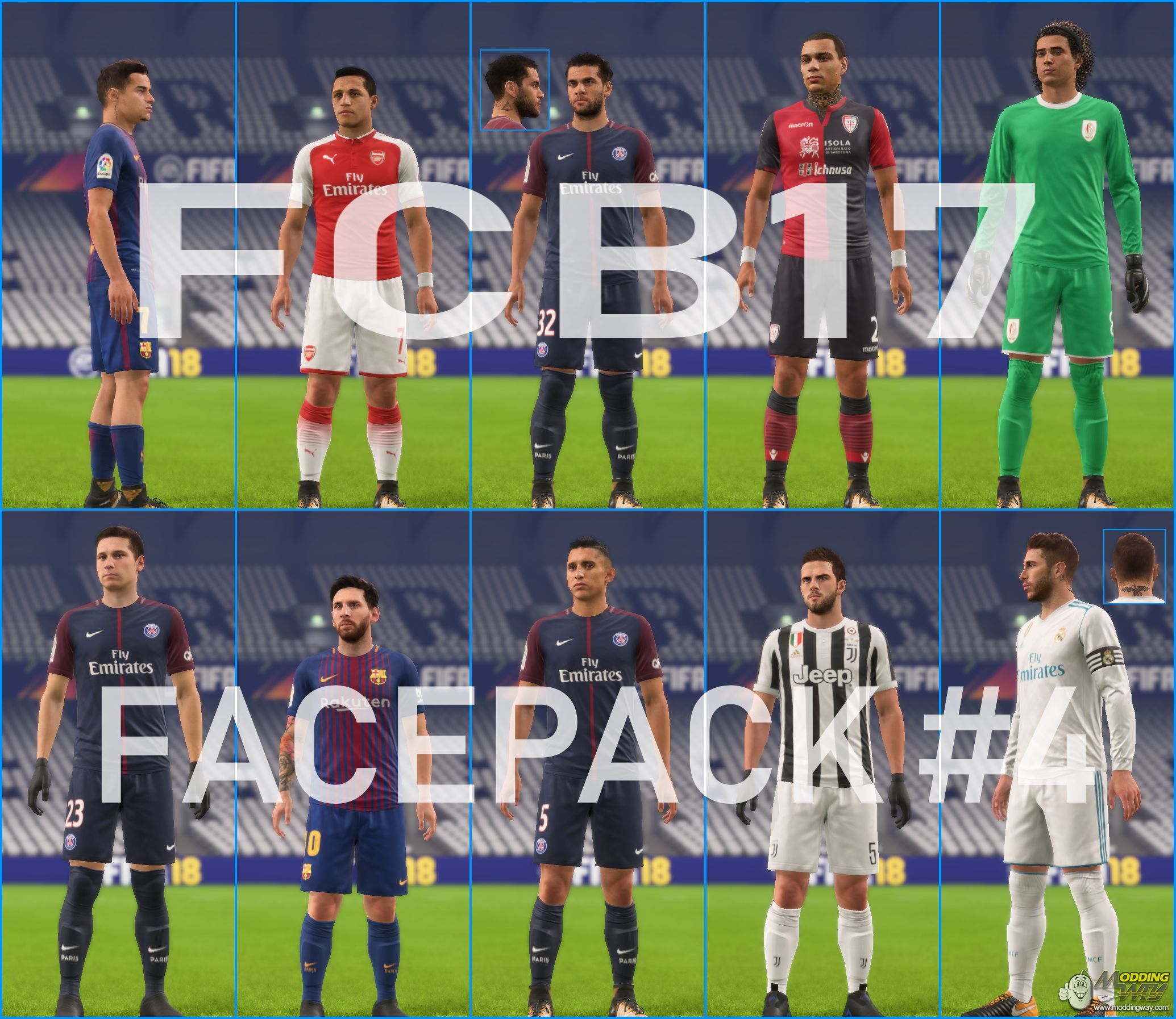 FIFA 23: FCB17 Facepack