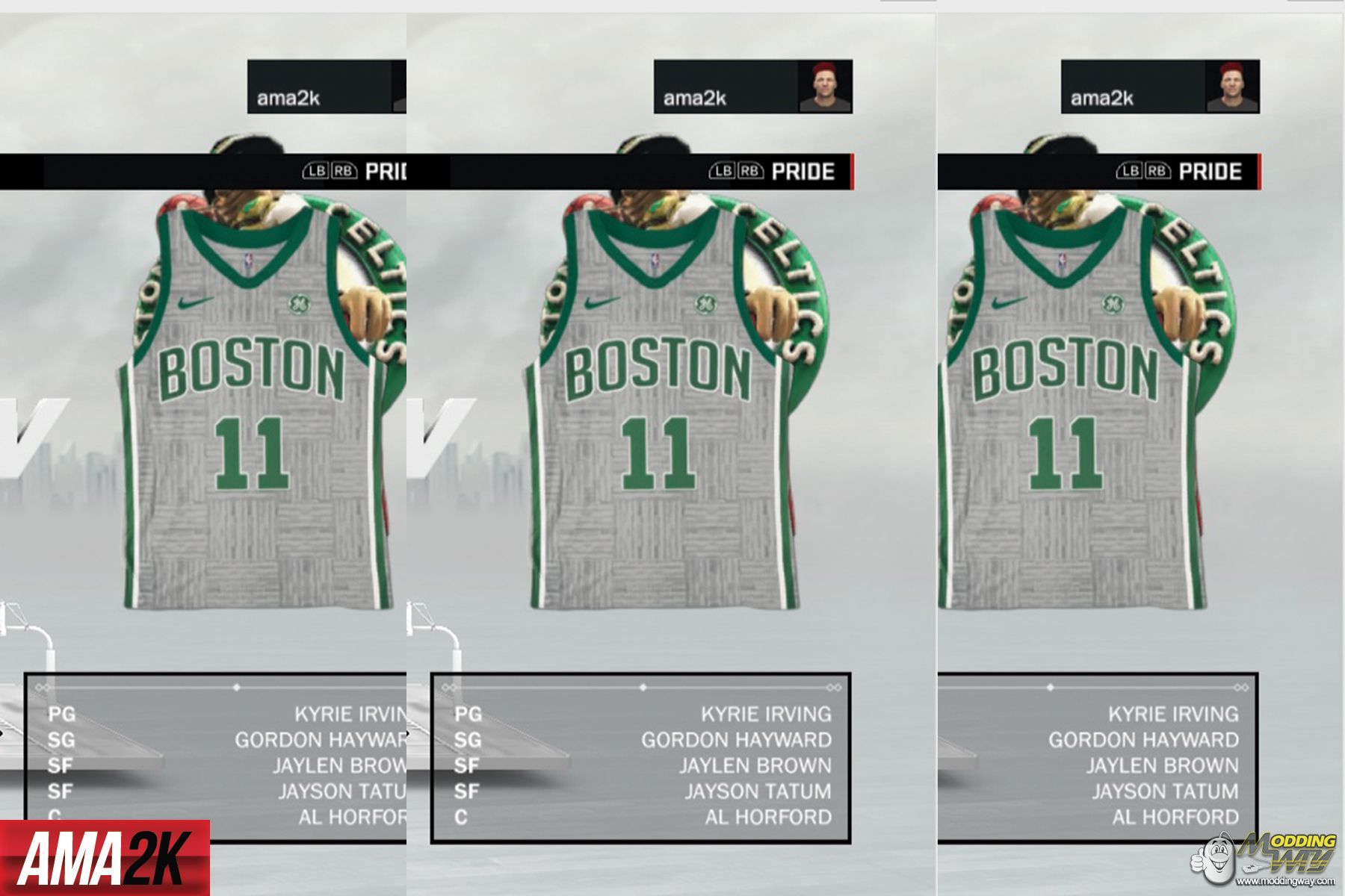 Boston Celtics City Jersey Icon 2018 