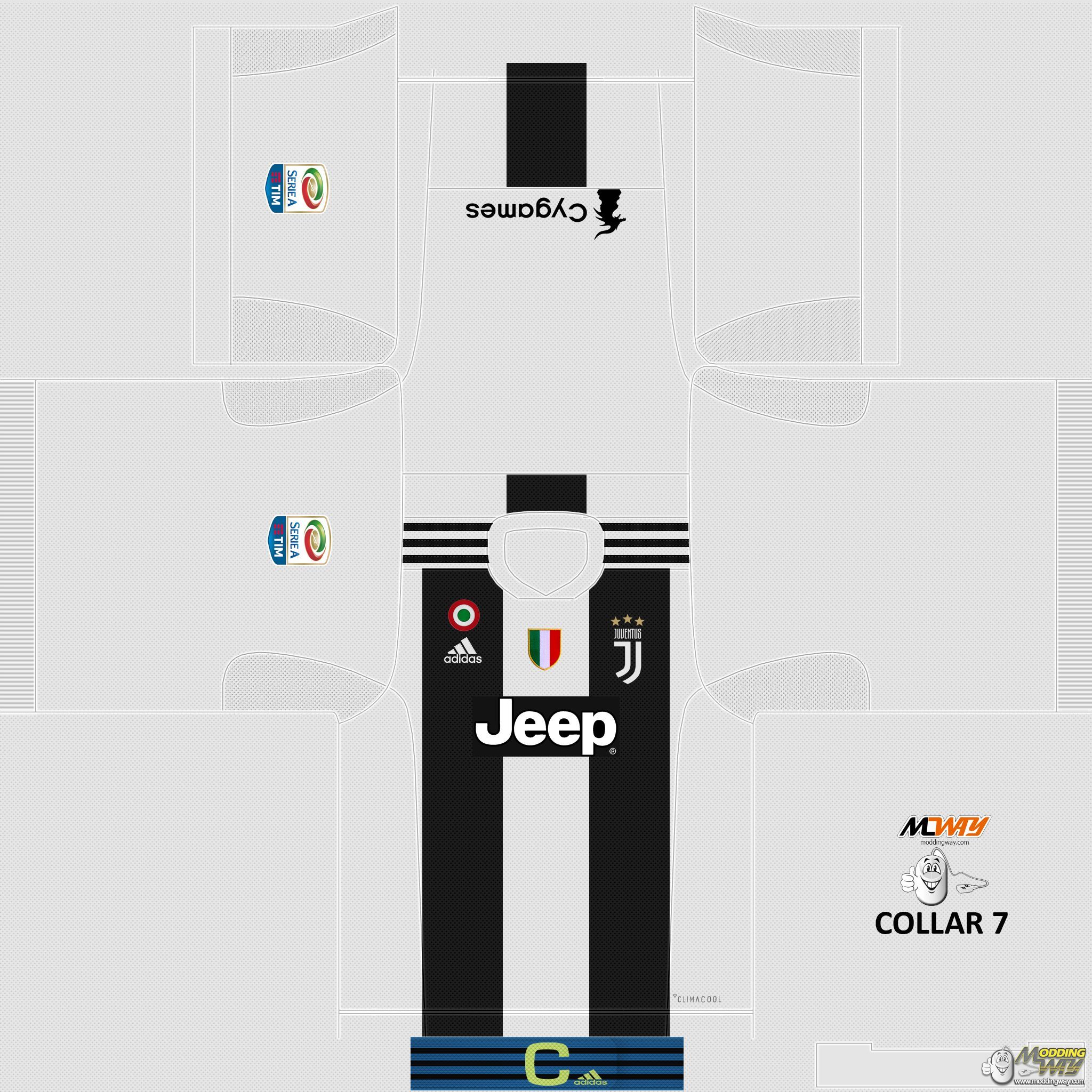 Fc Juventus Home 18 19 Fifa 16 At Moddingway