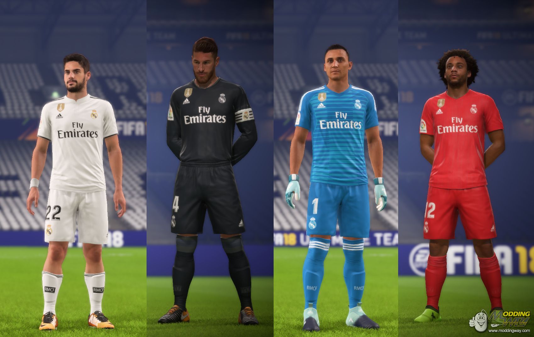 Real Madrid kitpack 18-19 - FIFA 18 at 