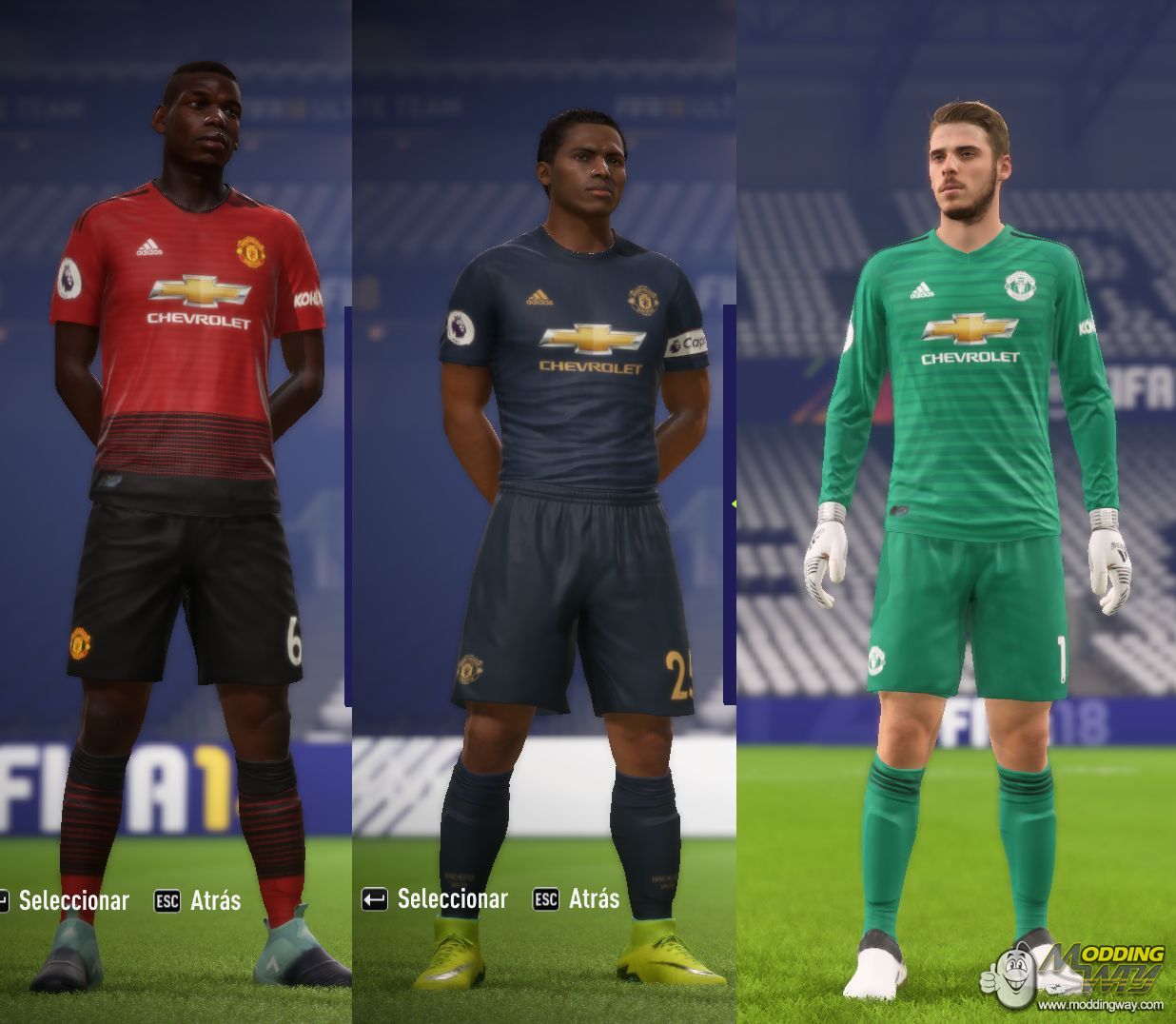 manchester united fifa 19 jersey