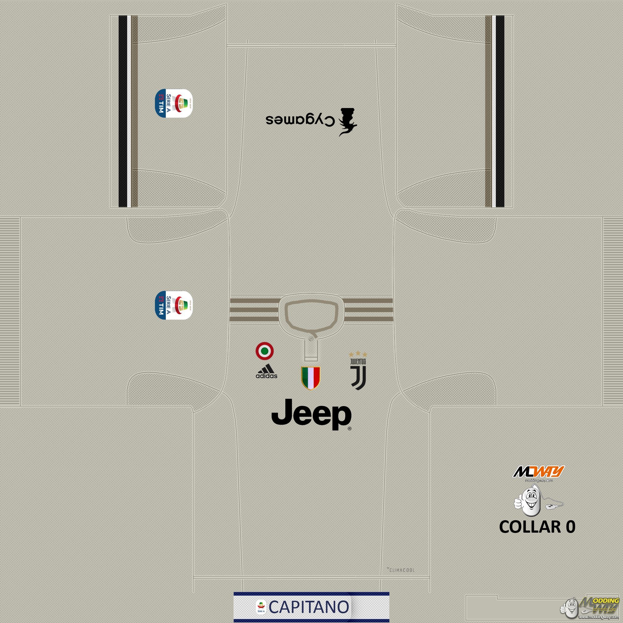 Fc Juventus Away 18 19 Fifa 16 At Moddingway