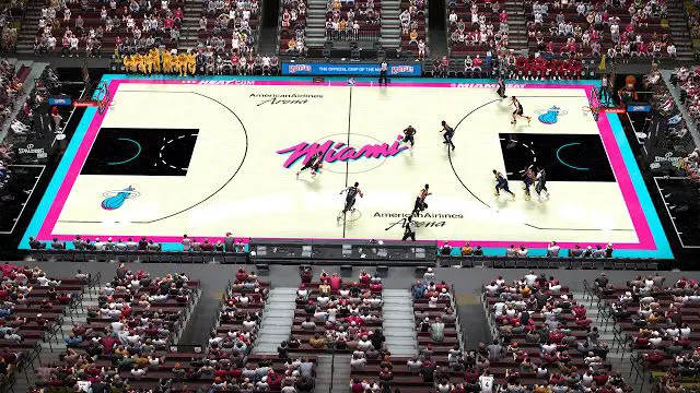 Miami Heat New Vice City Court 2018-2019 - NBA 2K19