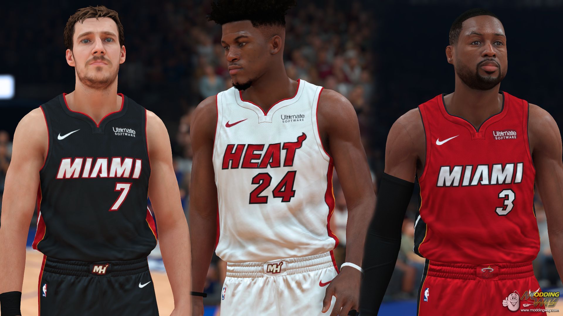 Miami Heat jersey - NBA 2K19 at ModdingWay