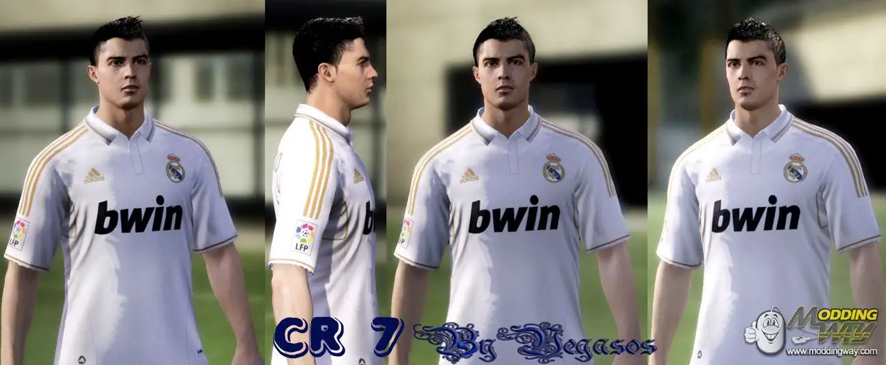 Cristiano Ronaldo Face - Pro Evolution Soccer 2012 at ModdingWay