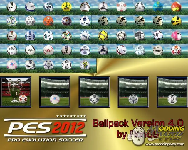 PES 2012 - Todas Bolas/All Balls 