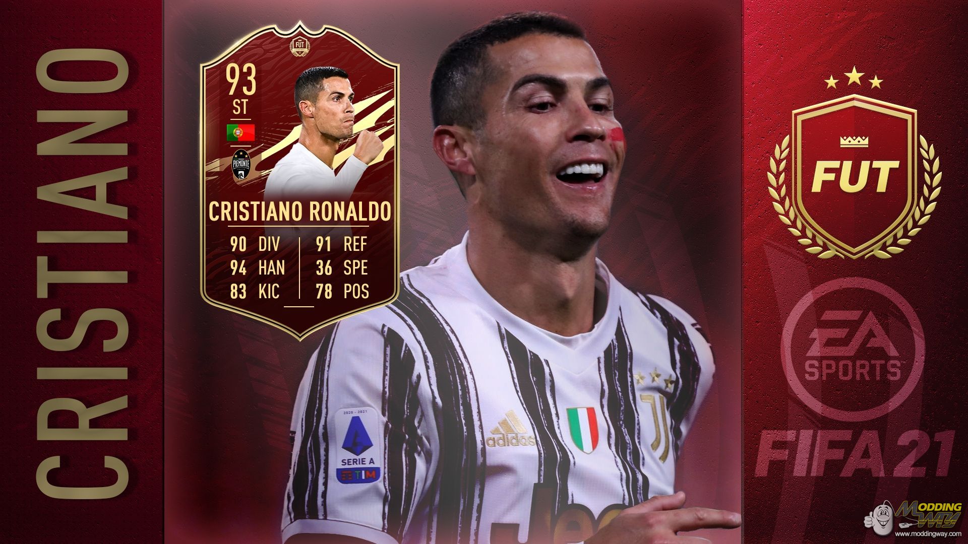 Cristiano Ronaldo TOTW9 Fut Champions Red Reward Card - FIFA Ultimate ...