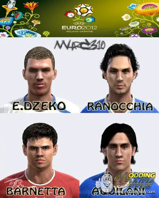 PES 2012 Mini Faces Pack - Pro Evolution Soccer 2012 at ModdingWay