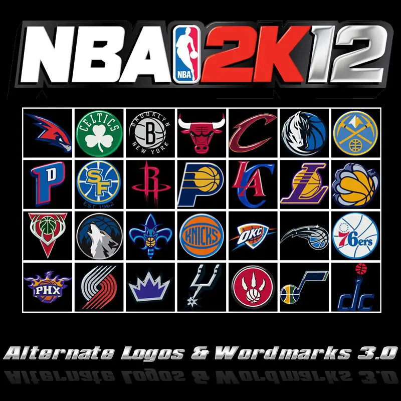 NBA2K12 Alternate Logos & Wordmarks 3.0 - NBA 2K12 at ModdingWay