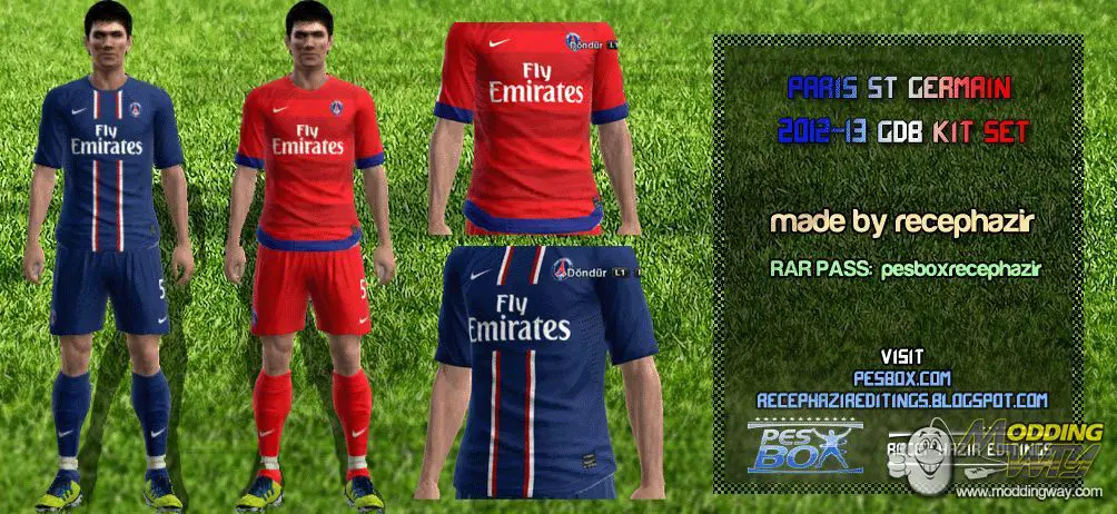 PSG Techfit GDB Folder - Pro Evolution Soccer 2011