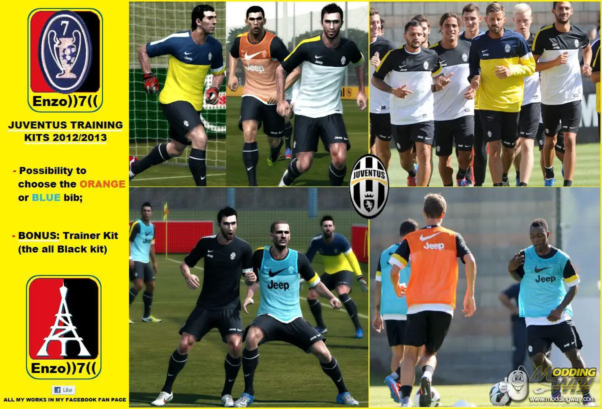 Juventus Fc Training Kits 2012 2013 By Enzo7 Pro