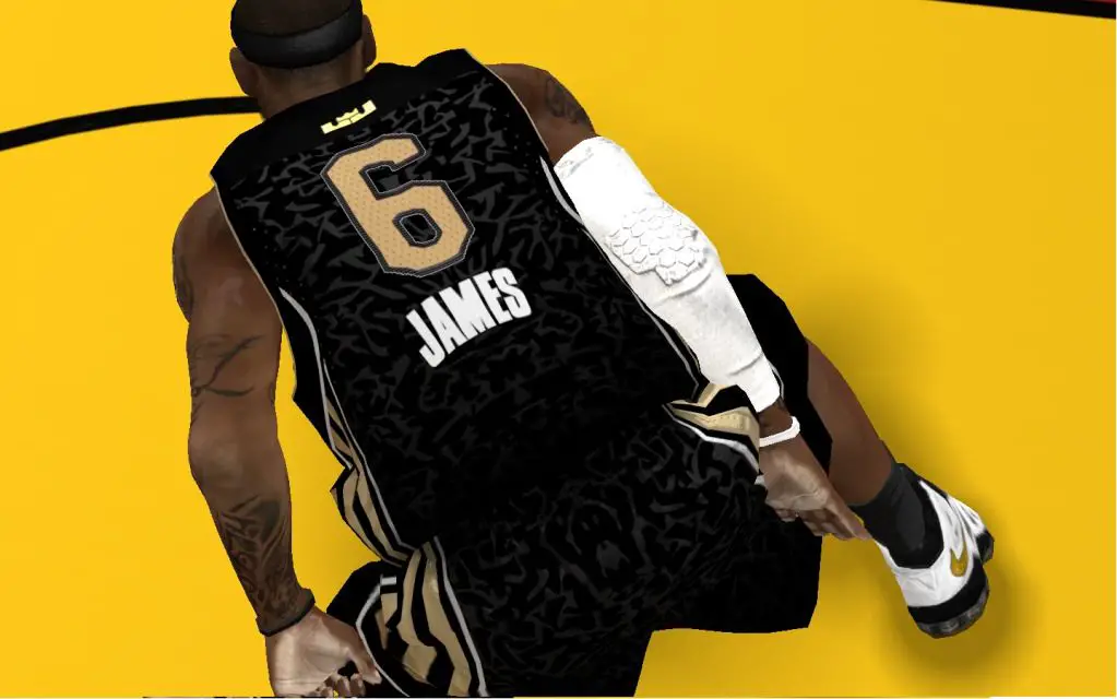 Miami Heat Black and Gold Jersey Fictional - NBA 2K12 at ModdingWay