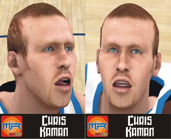 Chris Kaman Cyber Face