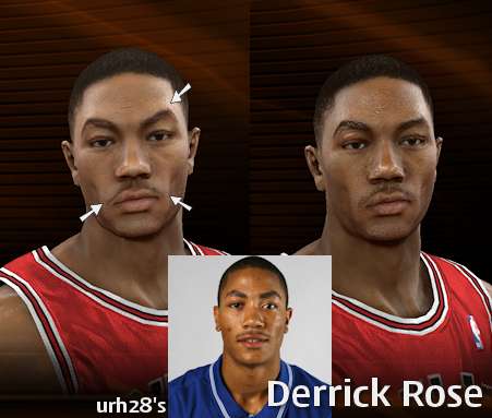 Derrick Rose Cyber Face