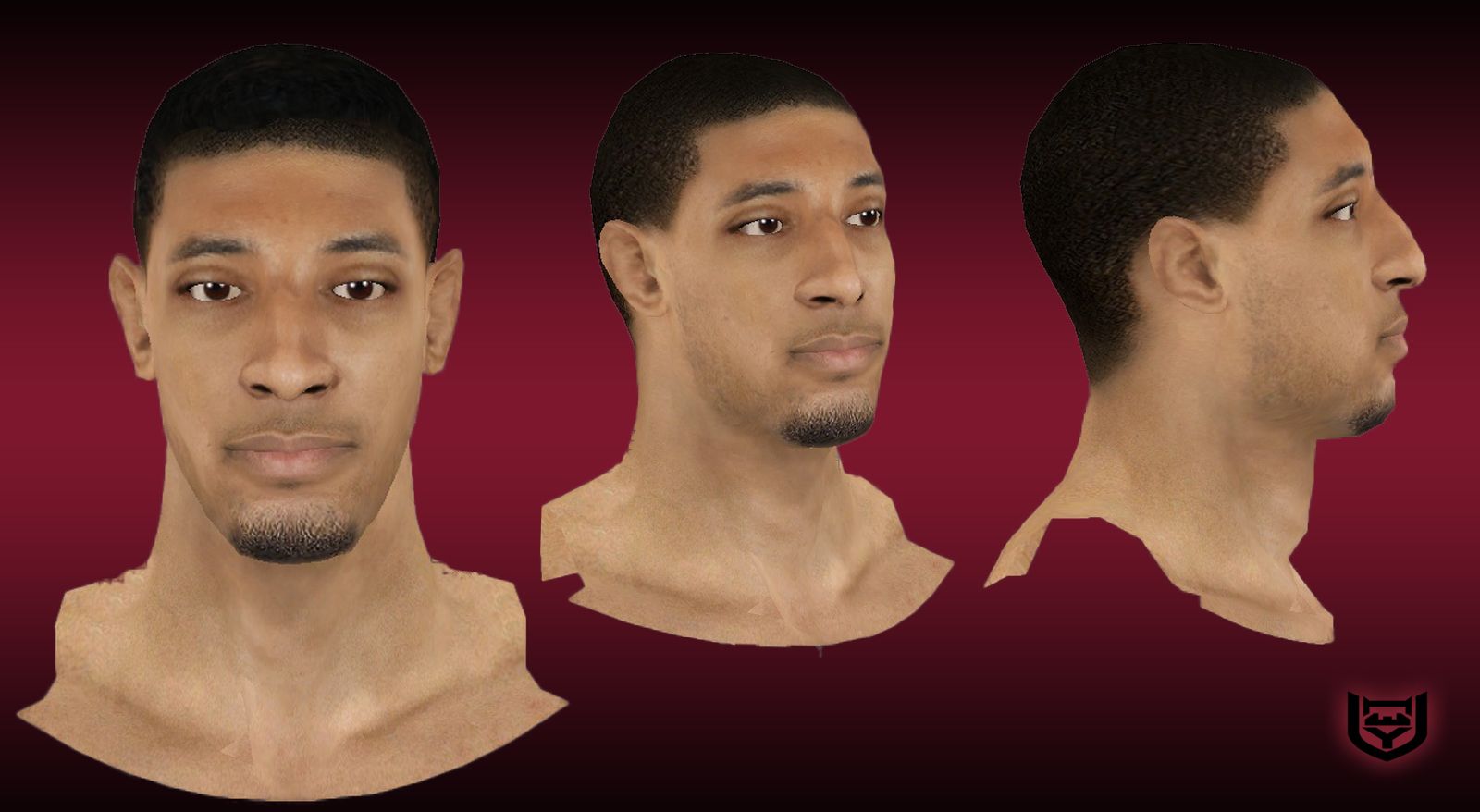 5 Players Cyberface pack - NBA 2K13 at ModdingWay