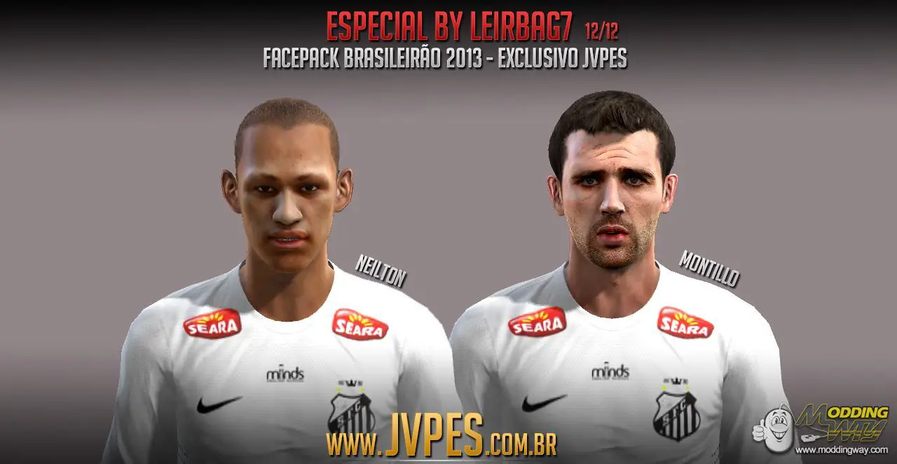 Facepack Brasileirão v3 - Pro Evolution Soccer 2013 at ModdingWay