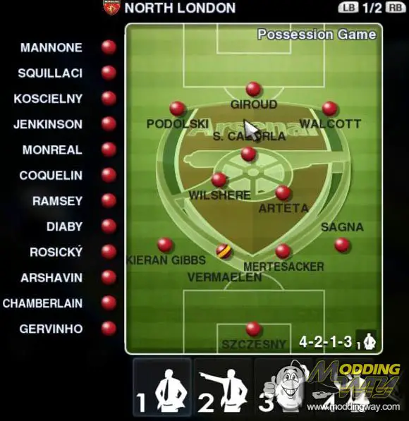 North West London (QPR) PES 2013 Stats