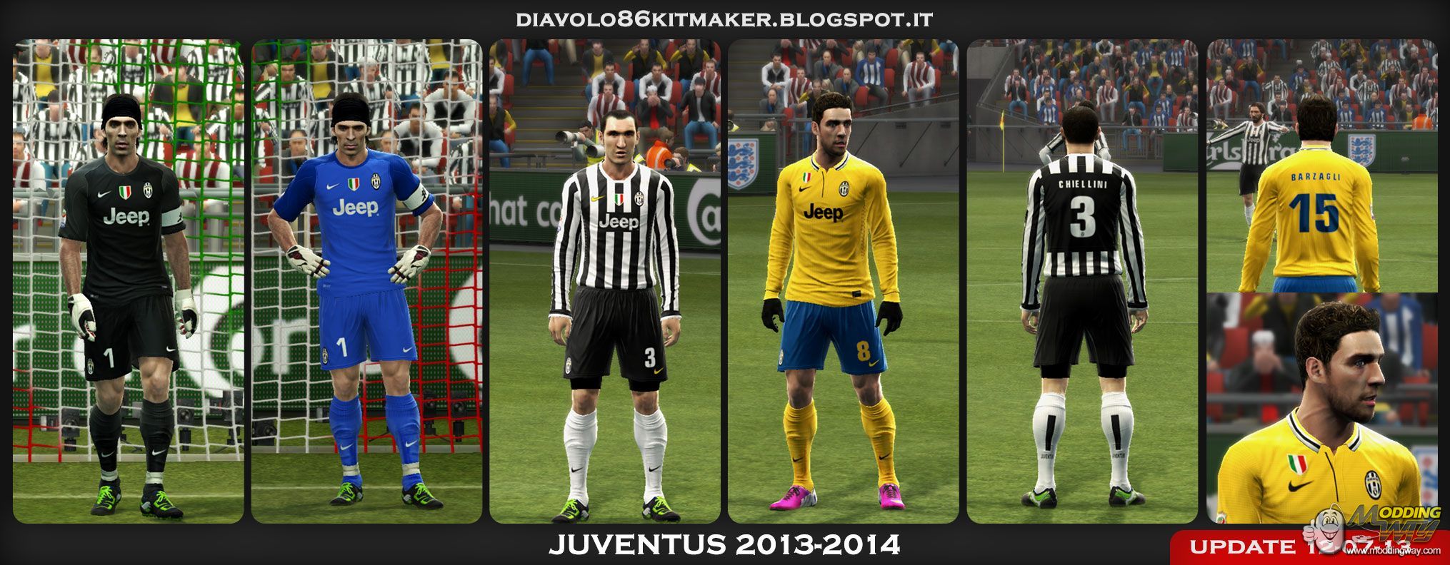 Juventus Gdb Kit 13 14 Update12 07 13 Pro Evolution Soccer