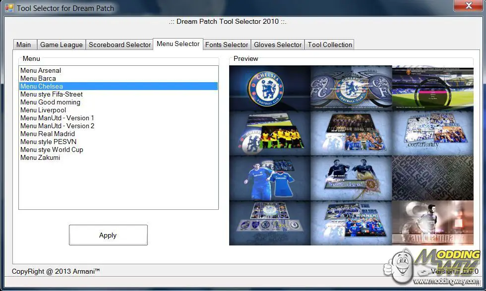 Pte patch selector download
